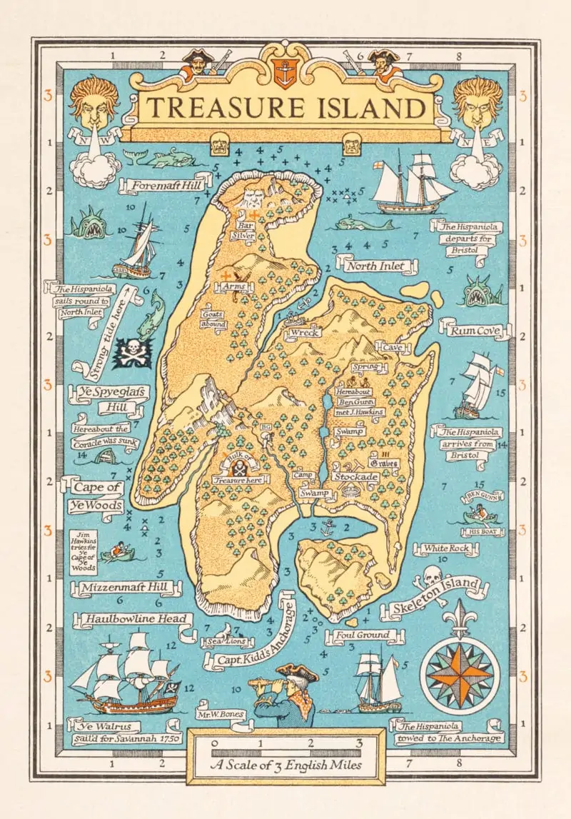 金银岛地图
