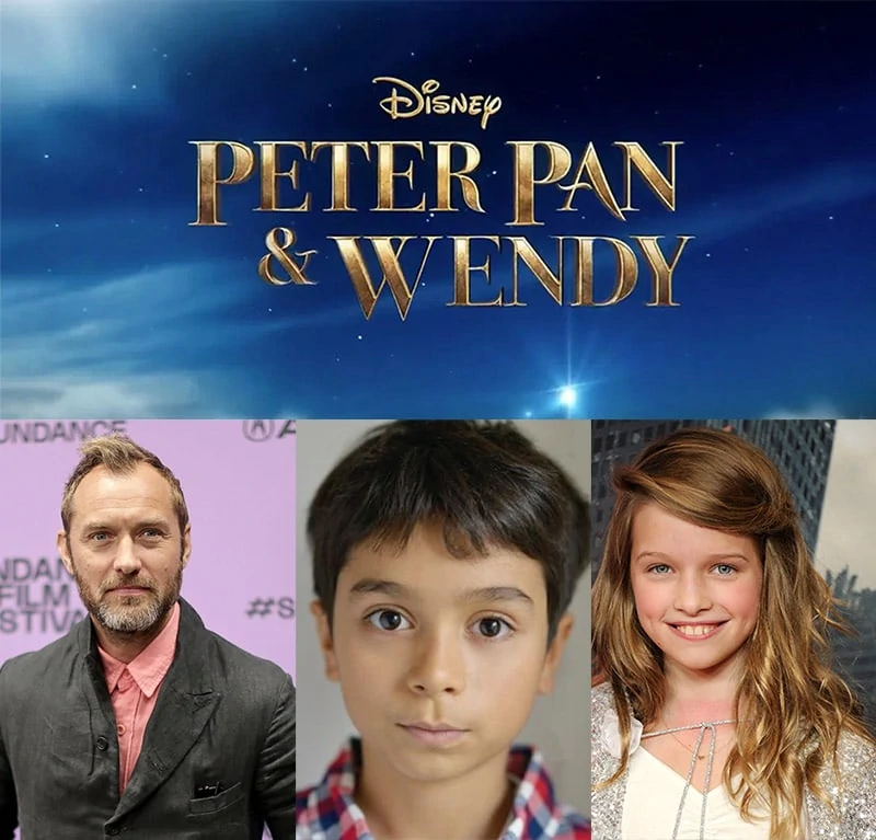 彼得·潘（Peter Pan）和温迪·迪斯尼（Wendy Disney）和电影的书2022裘德·劳（Jude Law）